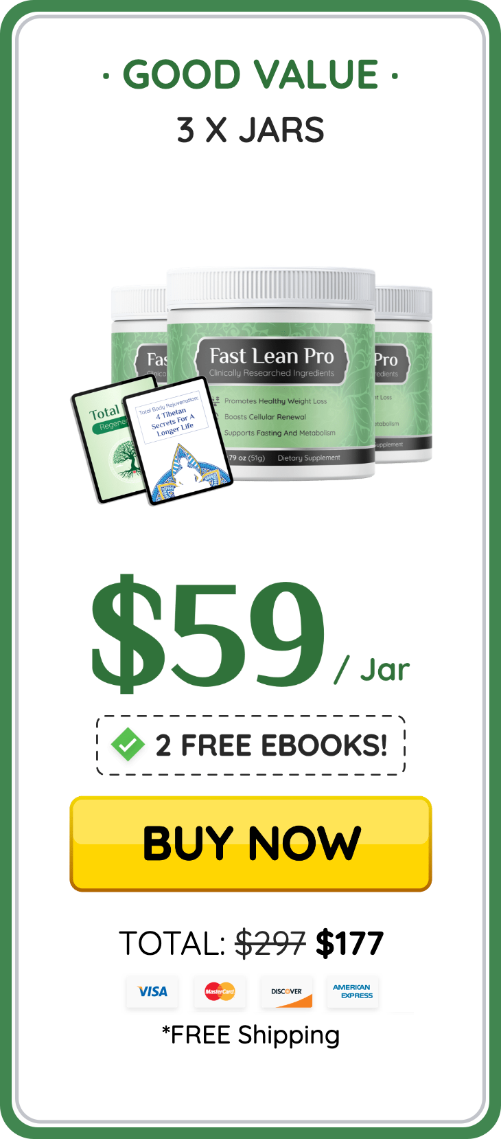 Fast Lean Pro™ - 3 Bottle